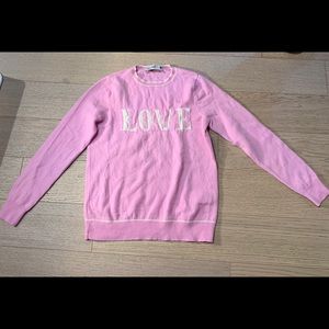 Womens pink Pringle sweater.